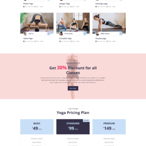 Yoga HTML Template